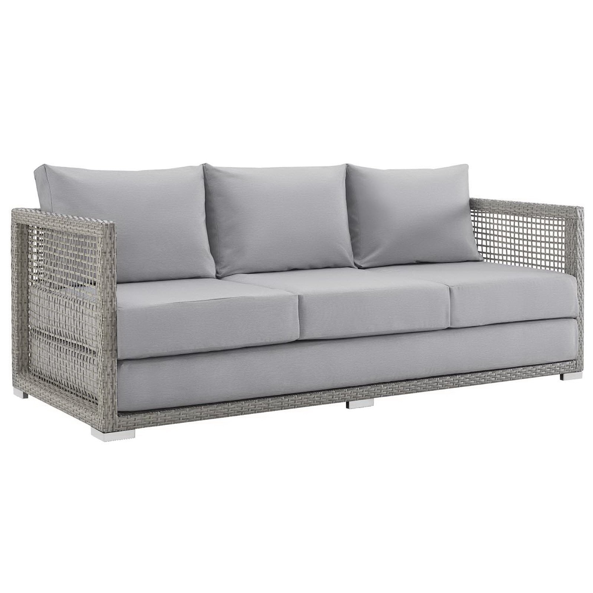 Acres 6 Piece Outdoor Wicker Rattan Set