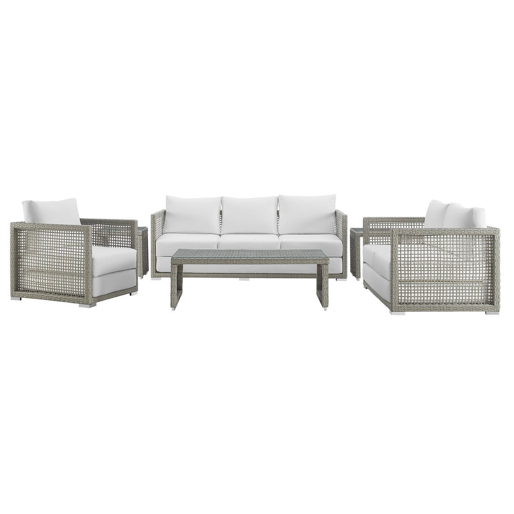 Acres 6 Piece Outdoor Wicker Rattan Set