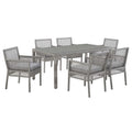 Acres 7 Piece Outdoor Wicker Rattan Dining Set