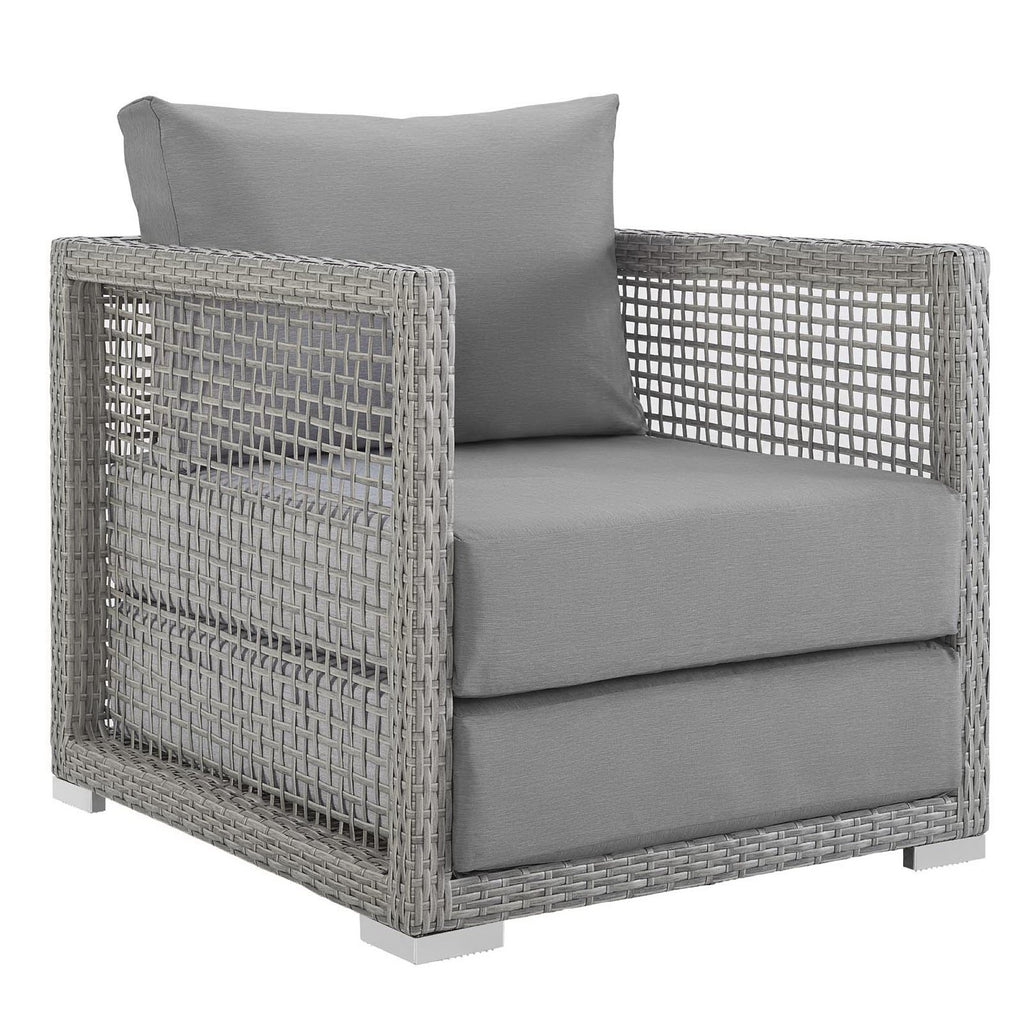 Acres 3 Piece Outdoor Wicker Rattan Set 2 Chairs and Side Table