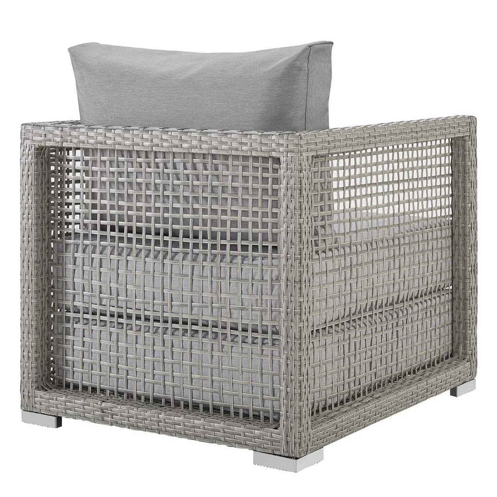 Acres 3 Piece Outdoor Wicker Rattan Set 2 Chairs and Side Table
