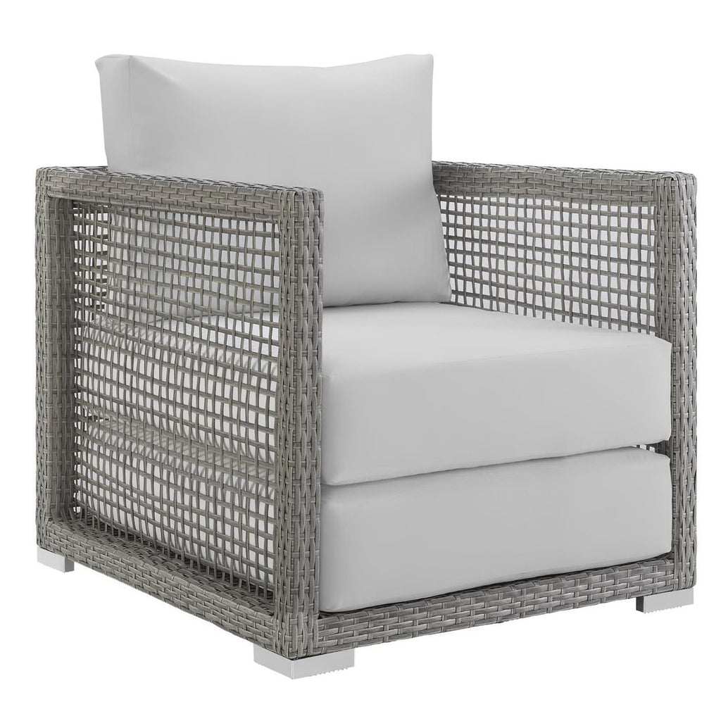 Acres 3 Piece Outdoor Wicker Rattan Set 2 Chairs and Side Table