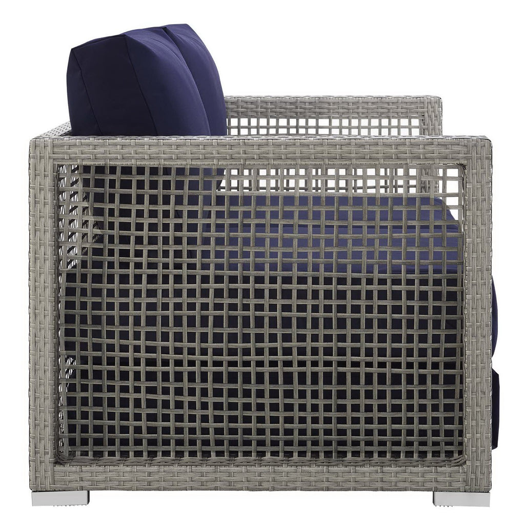 Acres 3 Piece Wicker Rattan Set - Sofa, Loveseat