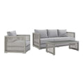 Acres 3 Piece Outdoor Wicker Rattan Set