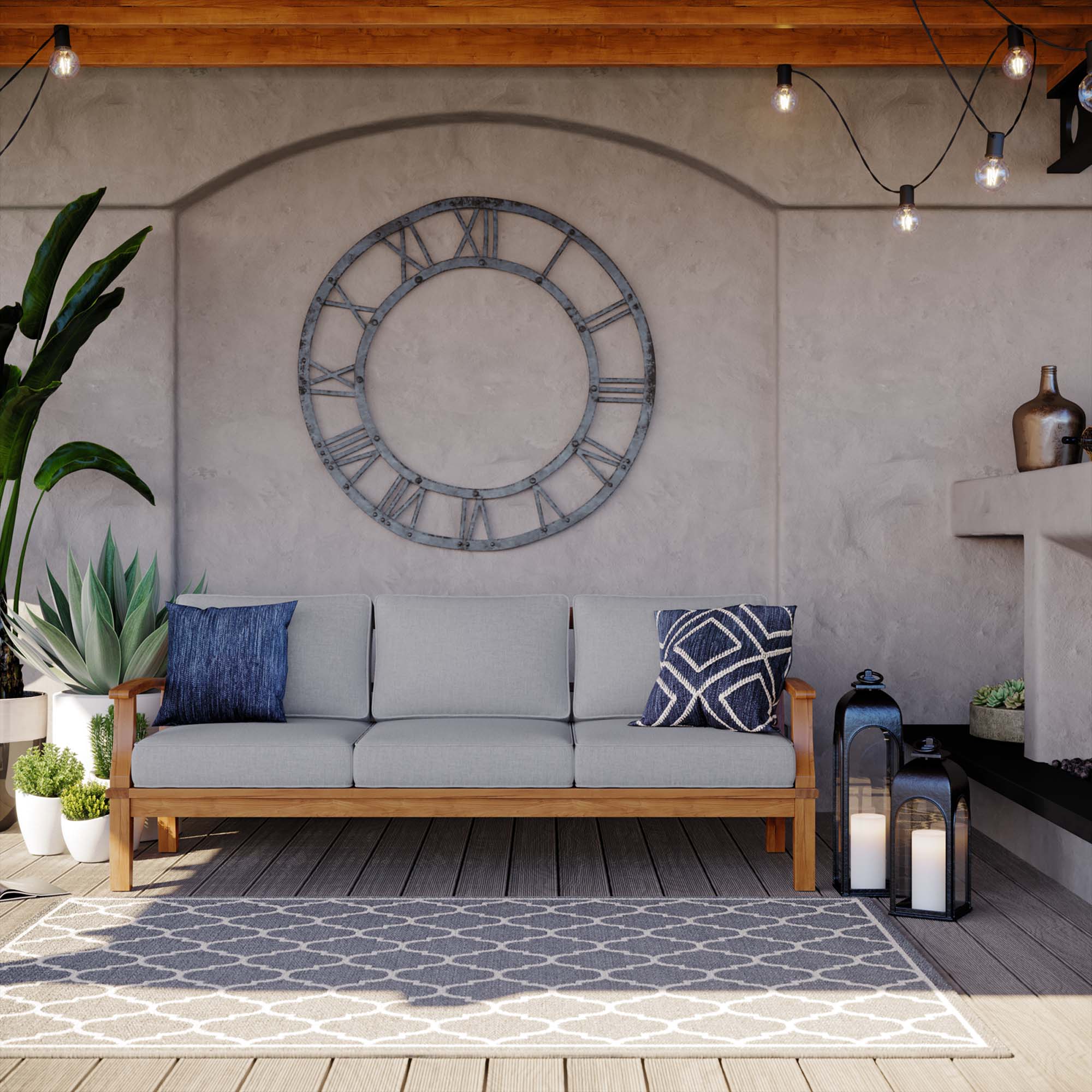 Melba Teak Sofa