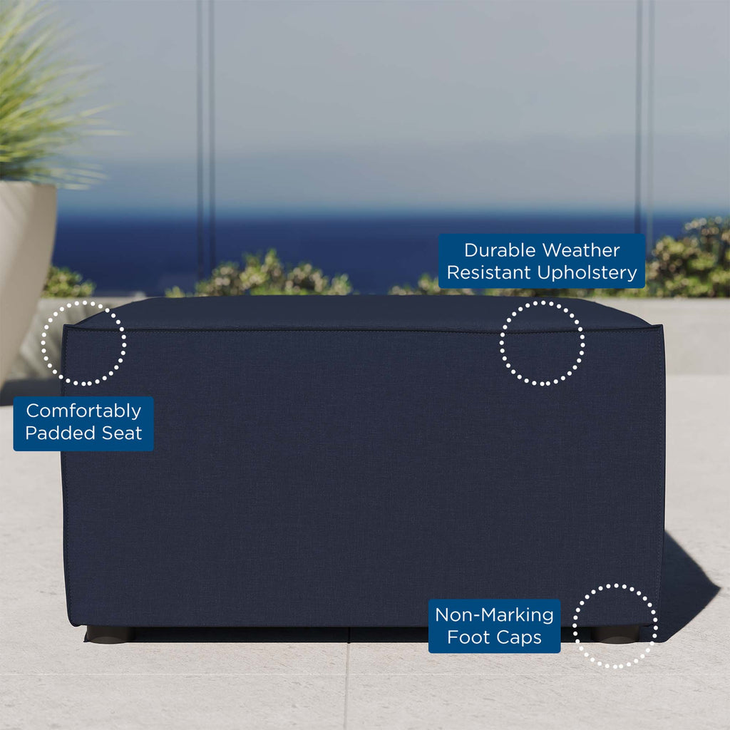 Brooke Outdoor Upholstered Ottoman