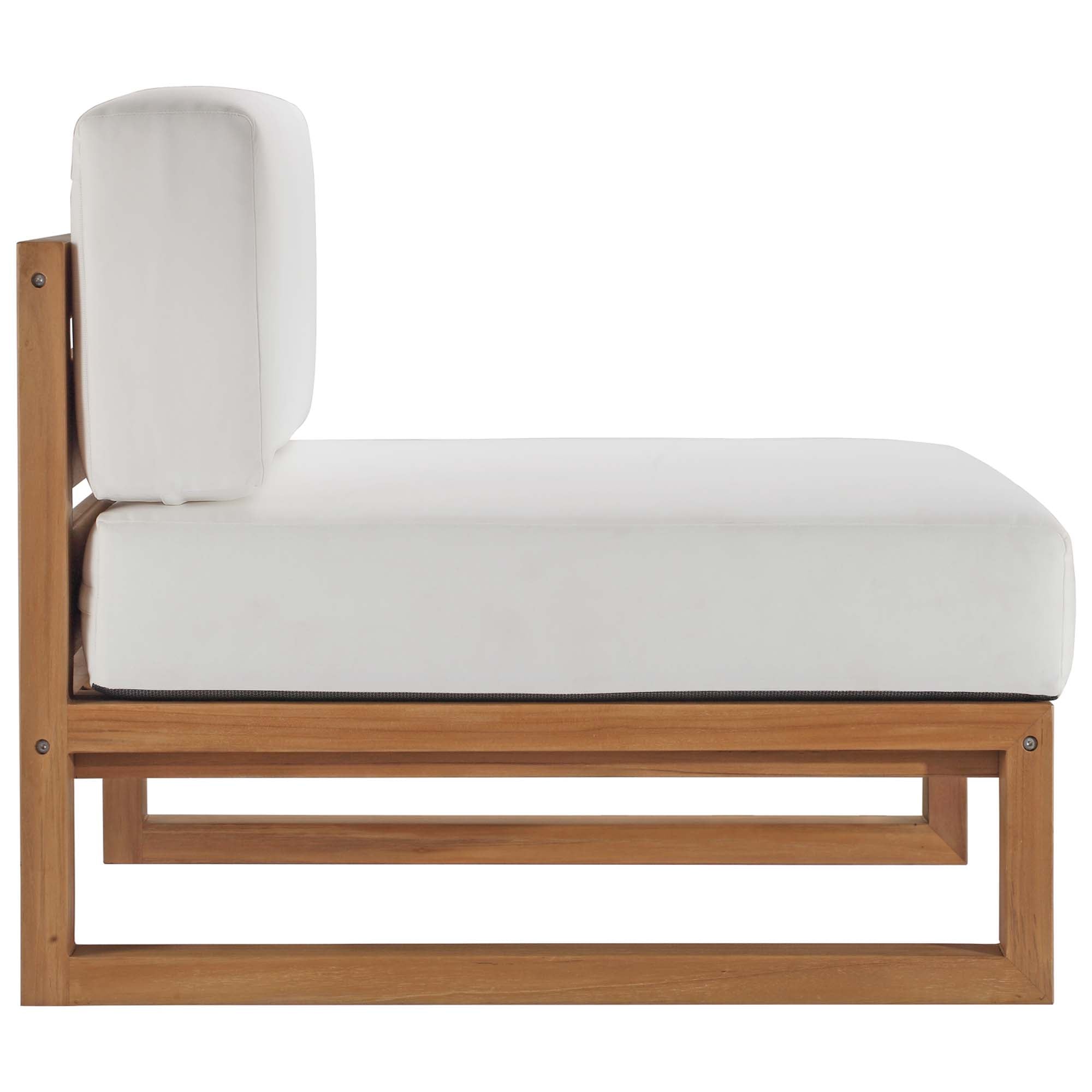 Barkley Teak Wood 3 Piece Sectional