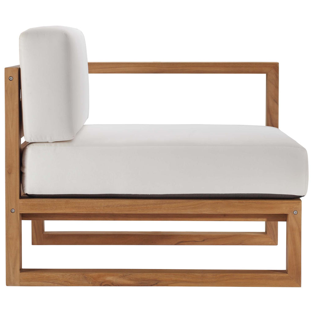 Barkley Teak Wood 3 Piece Sectional