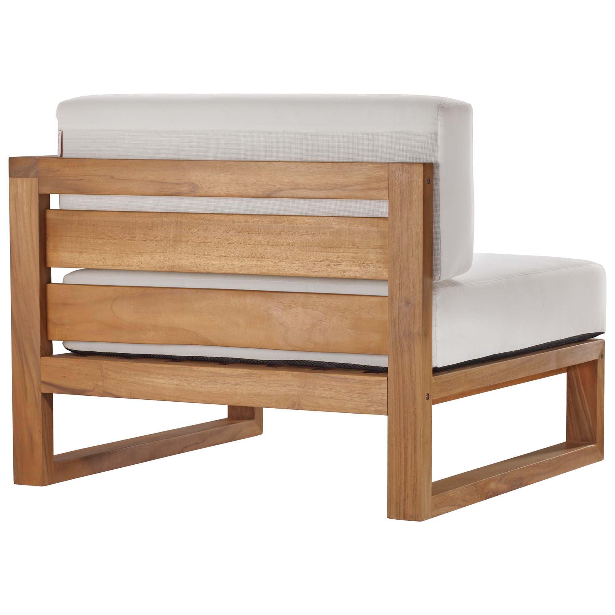 Euland Outdoor Teak Wood 5 Piece Sectional Set