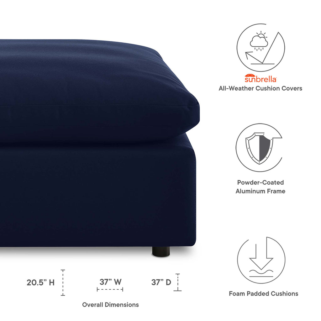 Gordon Sunbrella Outdoor Ottoman