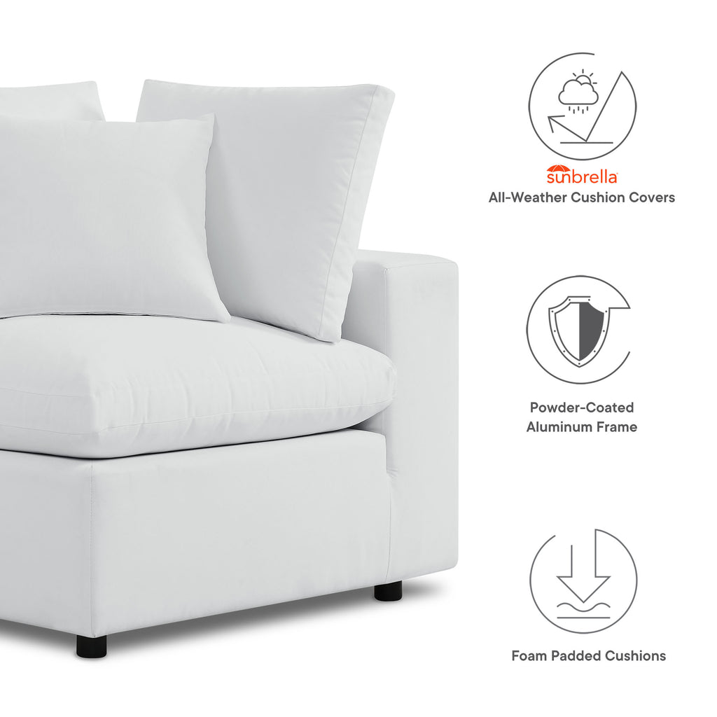 Gordon 5 Piece Sunbrella Right Facing Sectional Sofa
