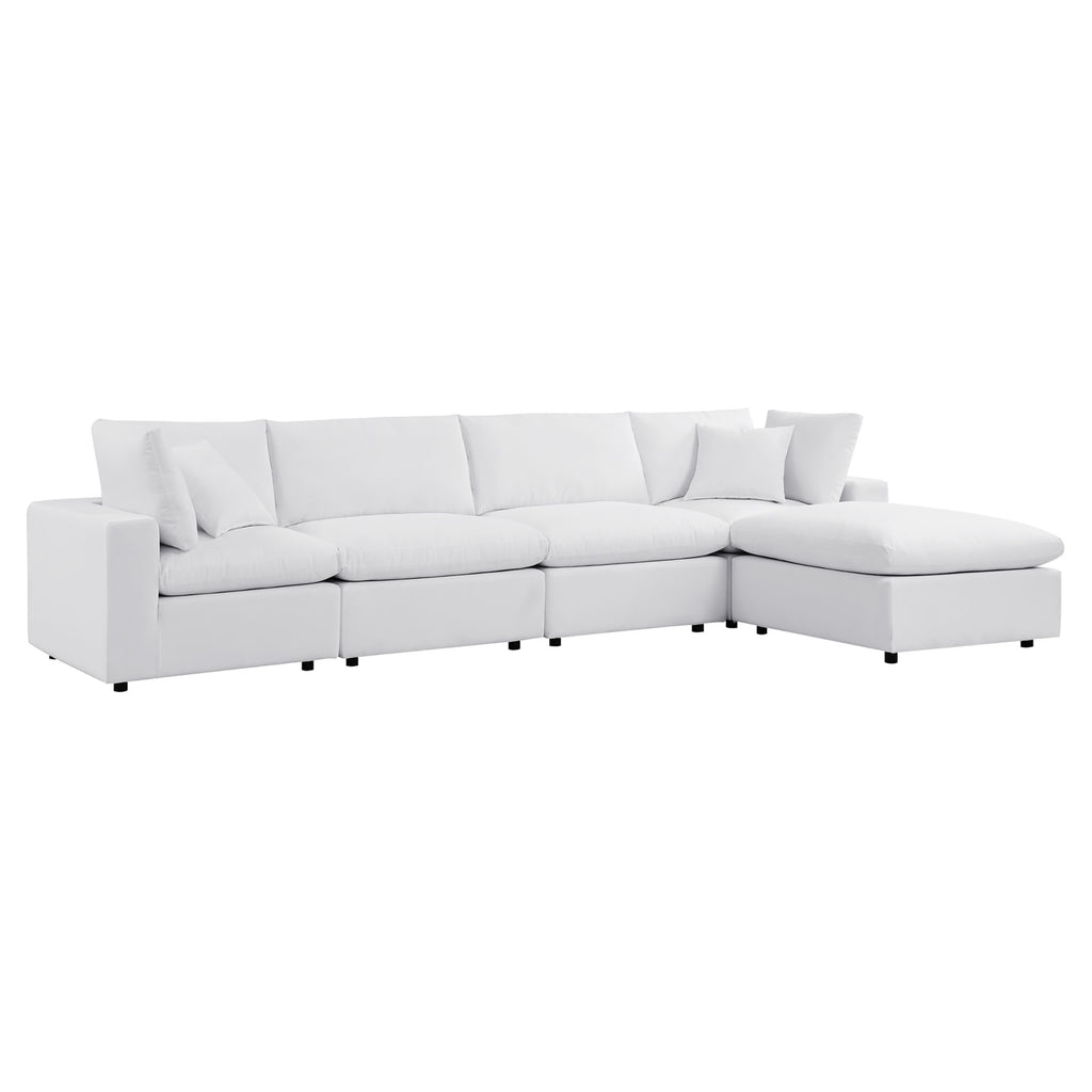 Gordon 5 Piece Sunbrella Right Facing Sectional Sofa