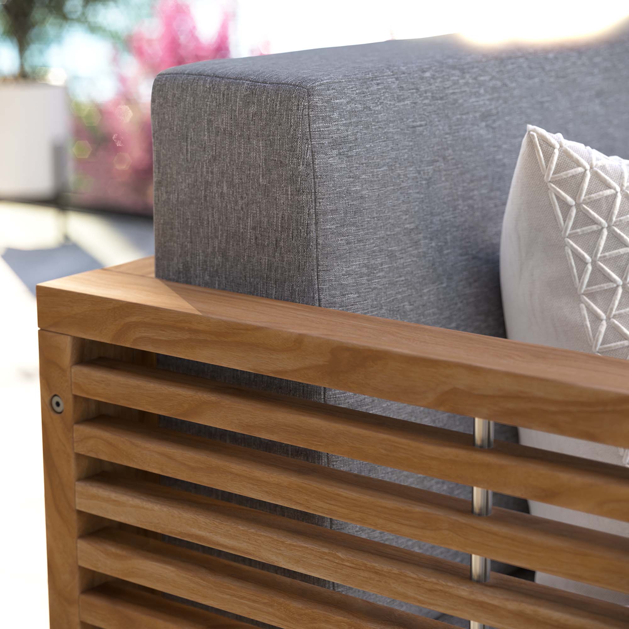 Barkley Teak Loveseat
