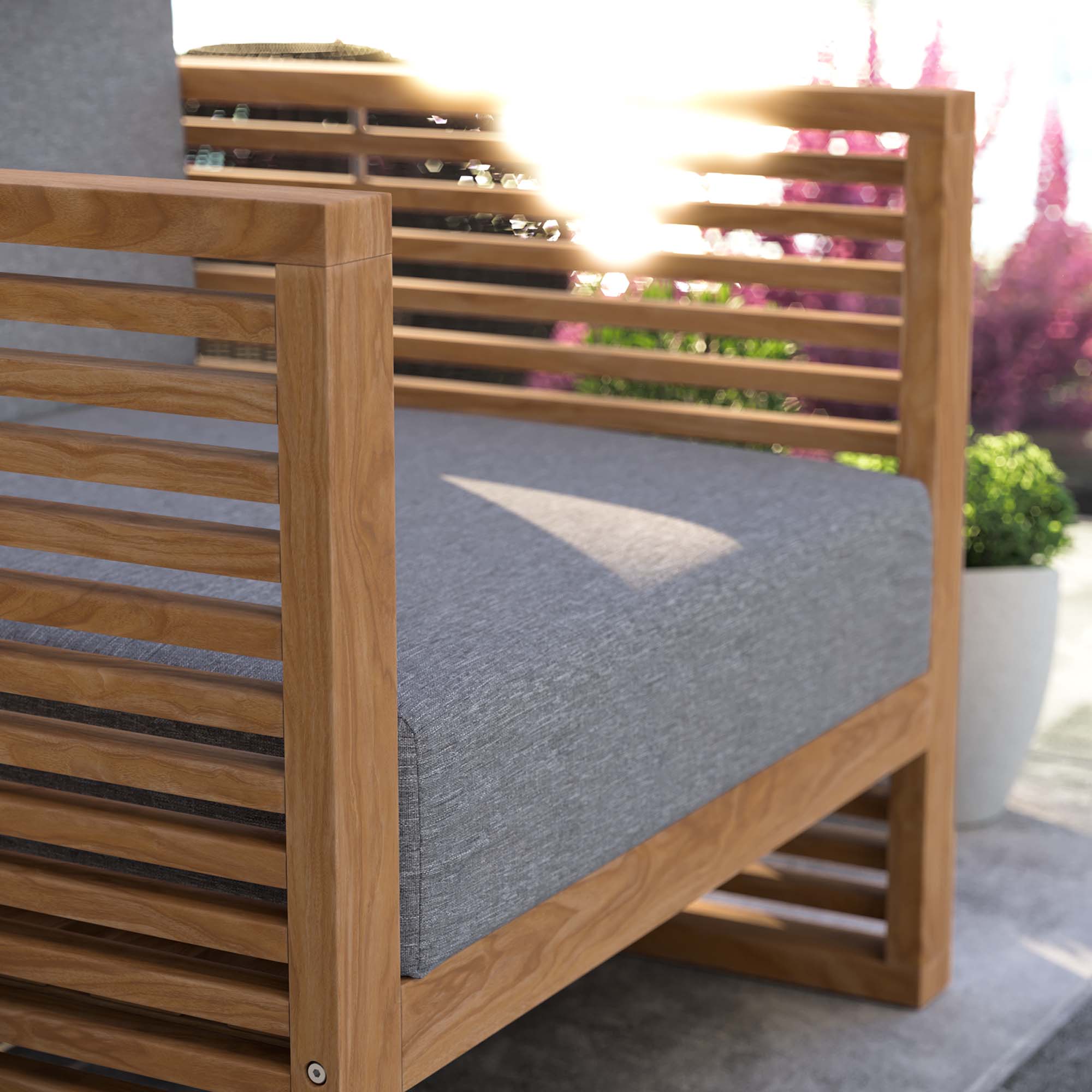Barkley Teak Outdoor Armchair