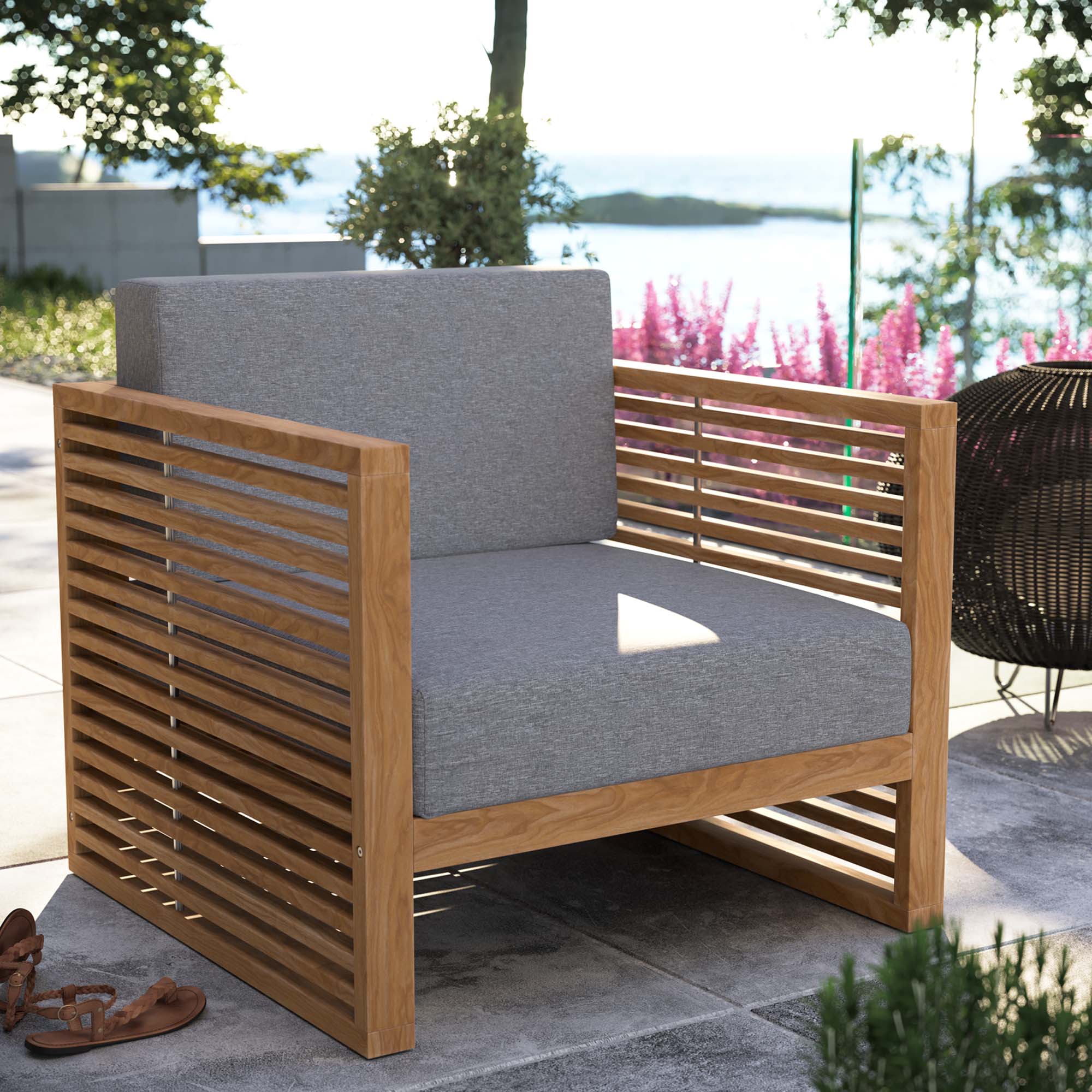 Barkley Teak Outdoor Armchair