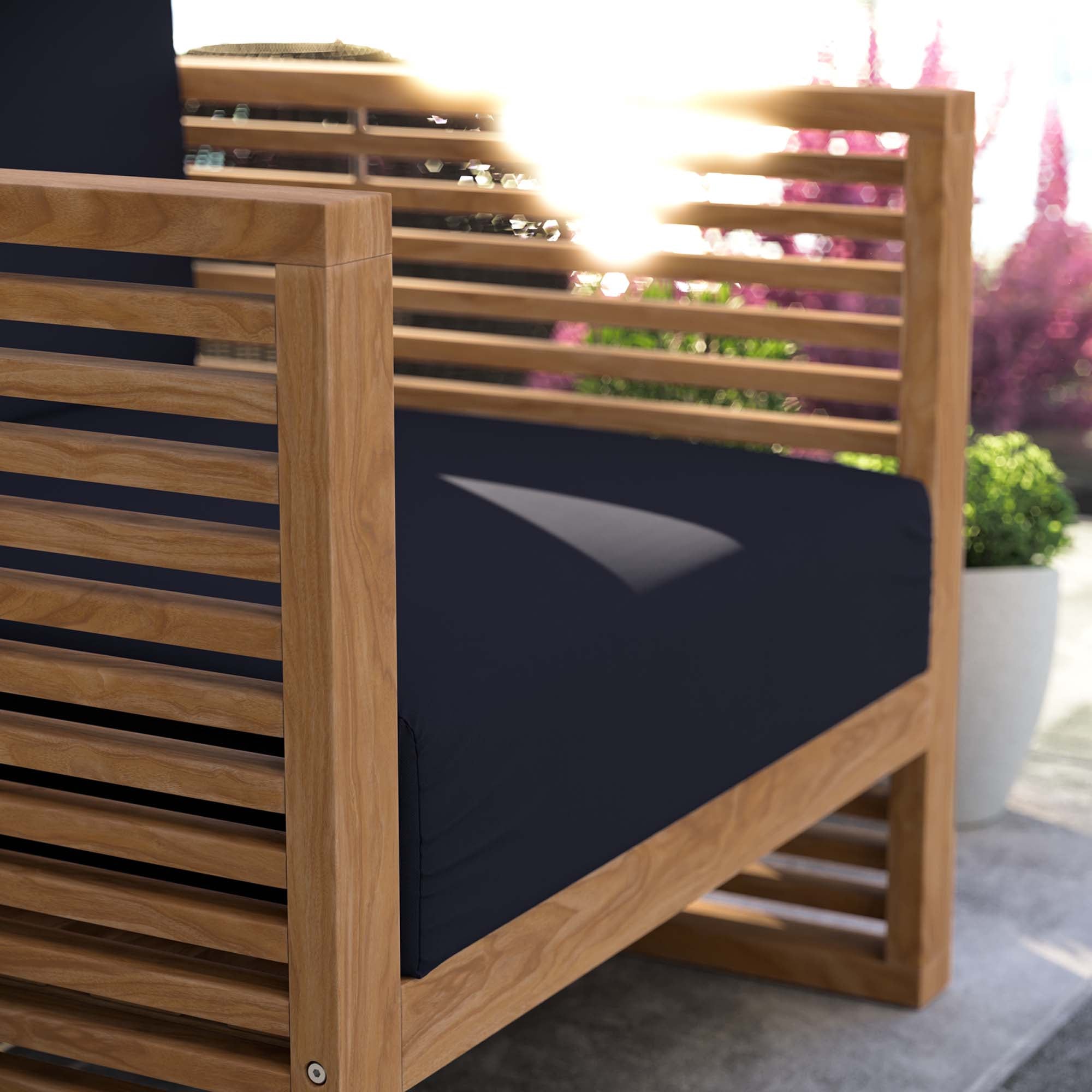 Barkley Teak Outdoor Armchair