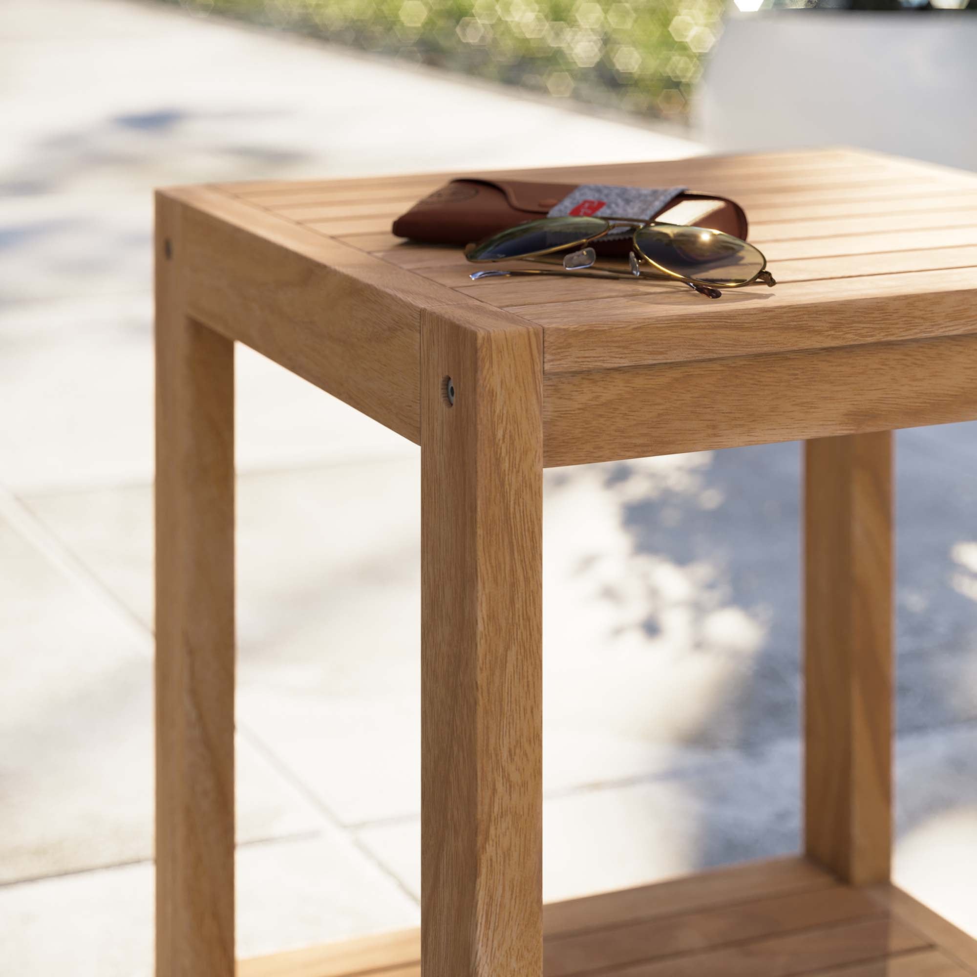 Barkley Teak Wood Outdoor Coffee Table