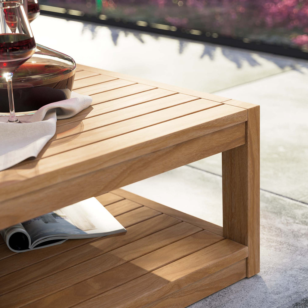 Barkley Teak Wood Outdoor Coffee Table