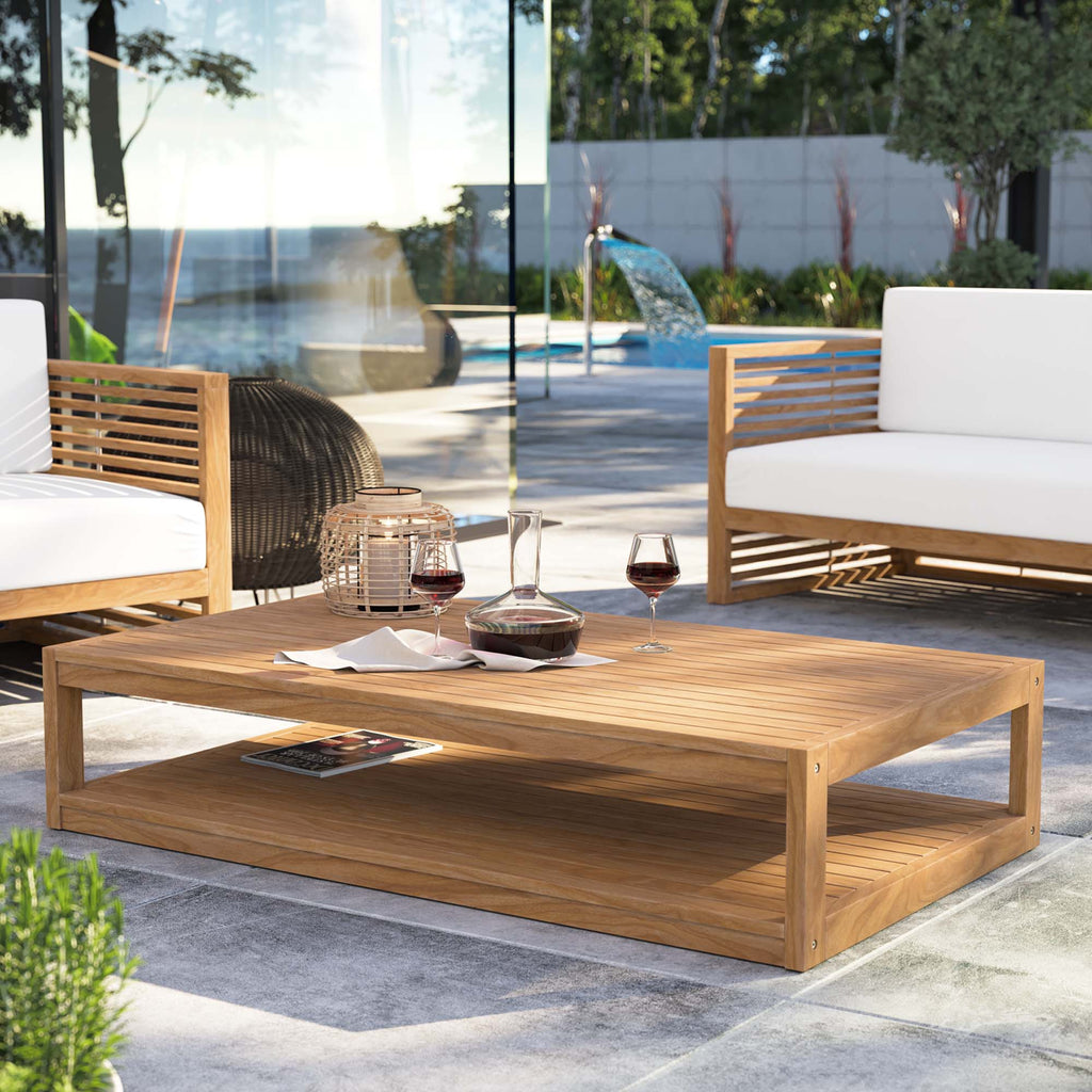 Barkley Teak Wood Outdoor Coffee Table