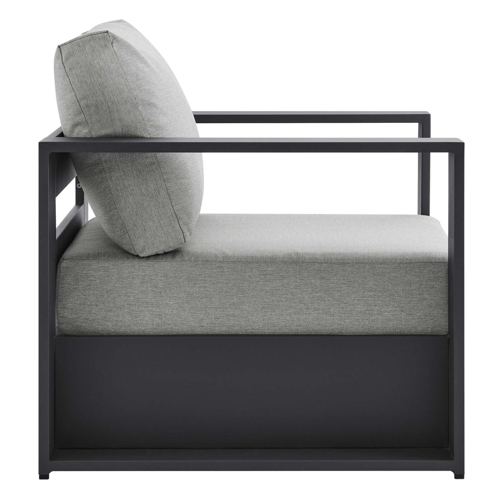 Tulsa Outdoor Powder Coated Aluminum Armchair