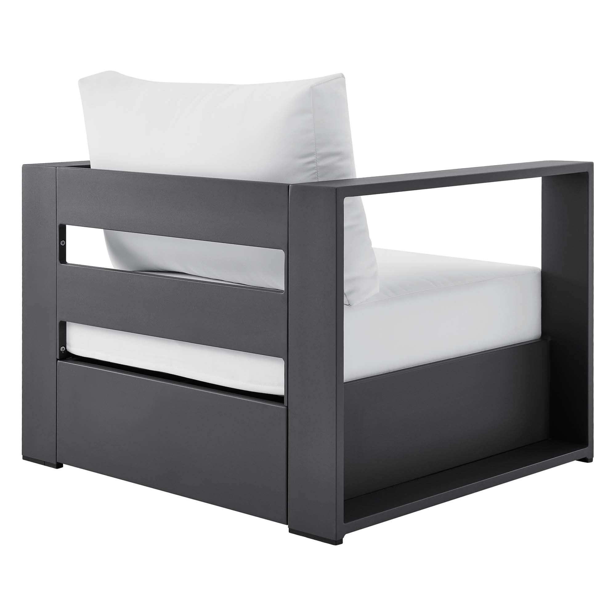 Tulsa Outdoor Powder Coated Aluminum Armchair