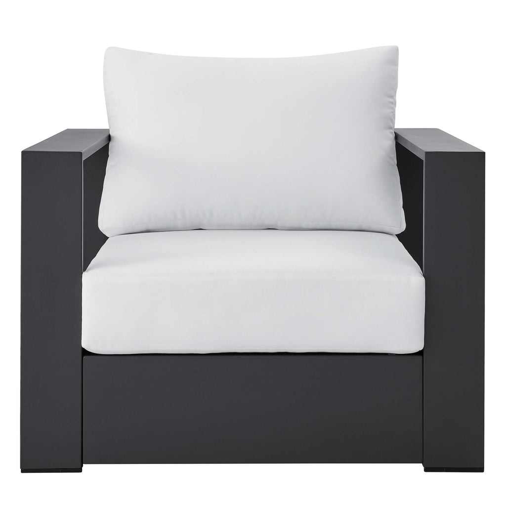 Tulsa Outdoor Powder Coated Aluminum Armchair
