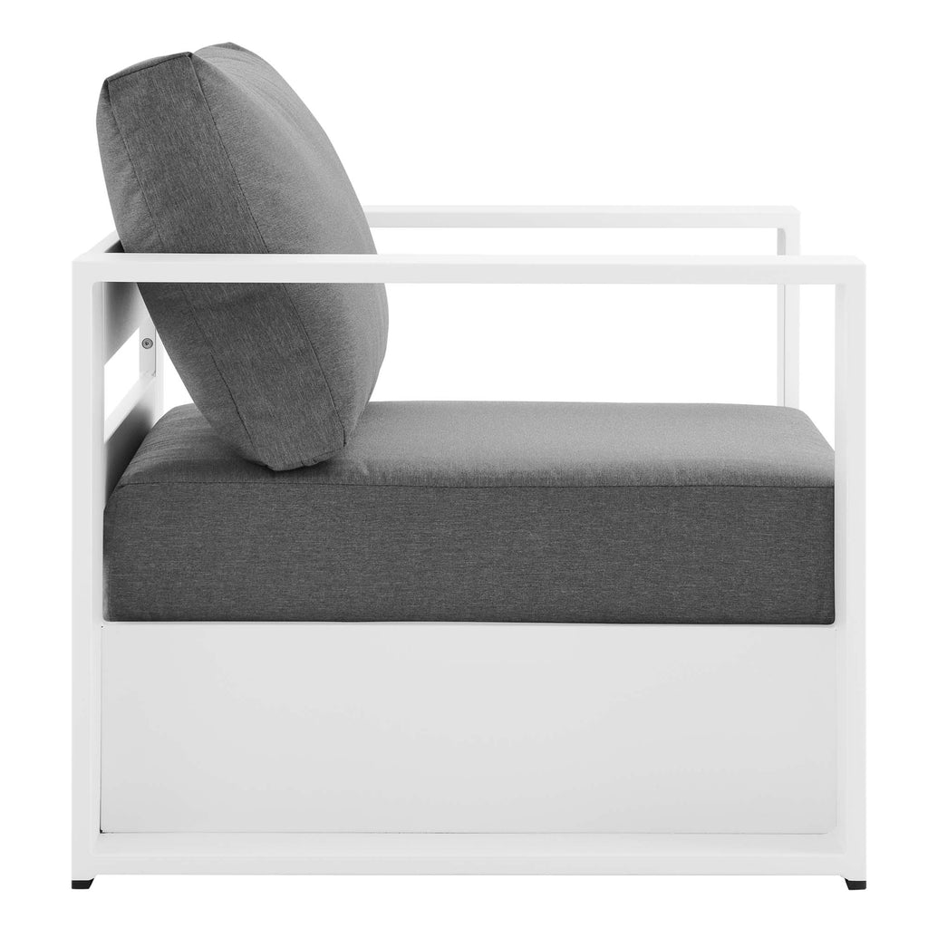 Tulsa Outdoor Powder Coated Aluminum Armchair