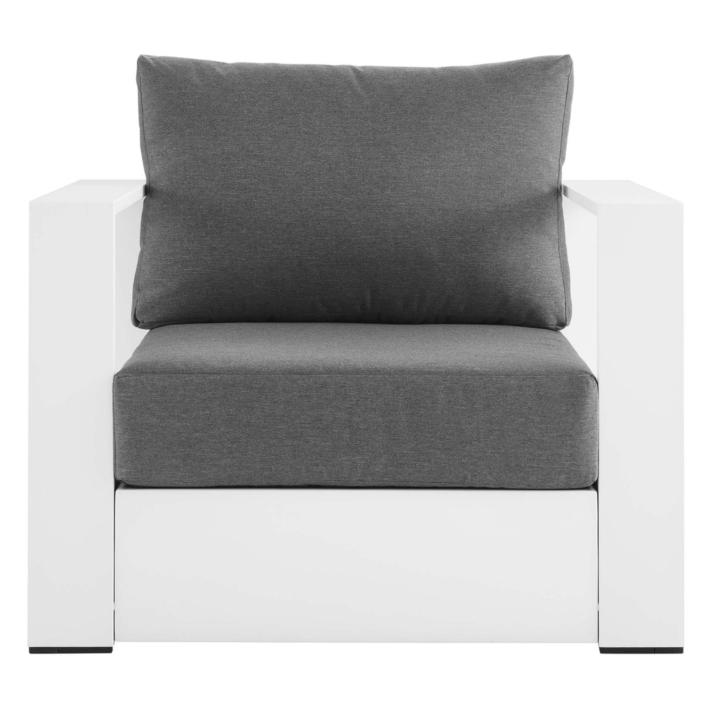 Tulsa Outdoor Powder Coated Aluminum Armchair