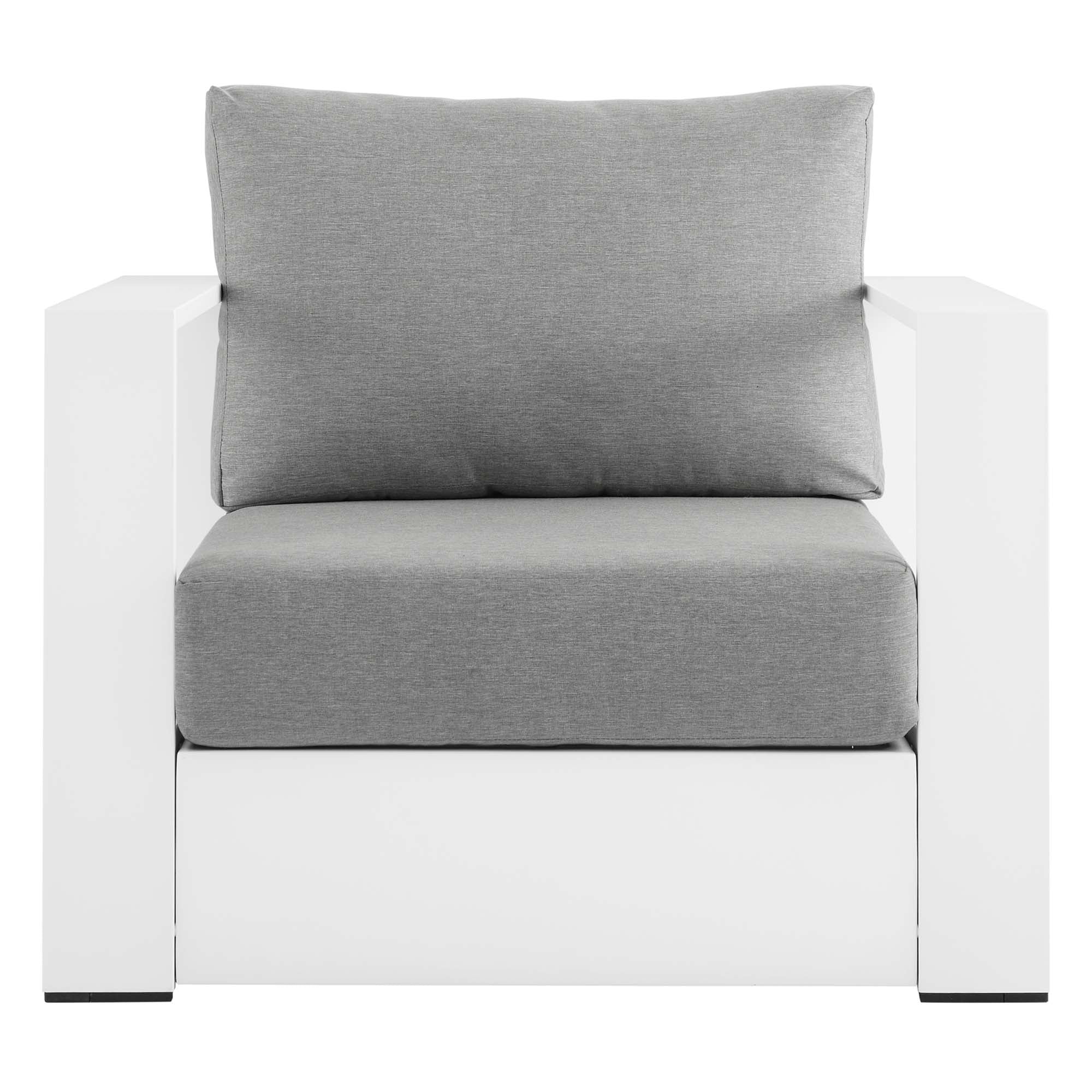 Tulsa Outdoor Powder Coated Aluminum Armchair