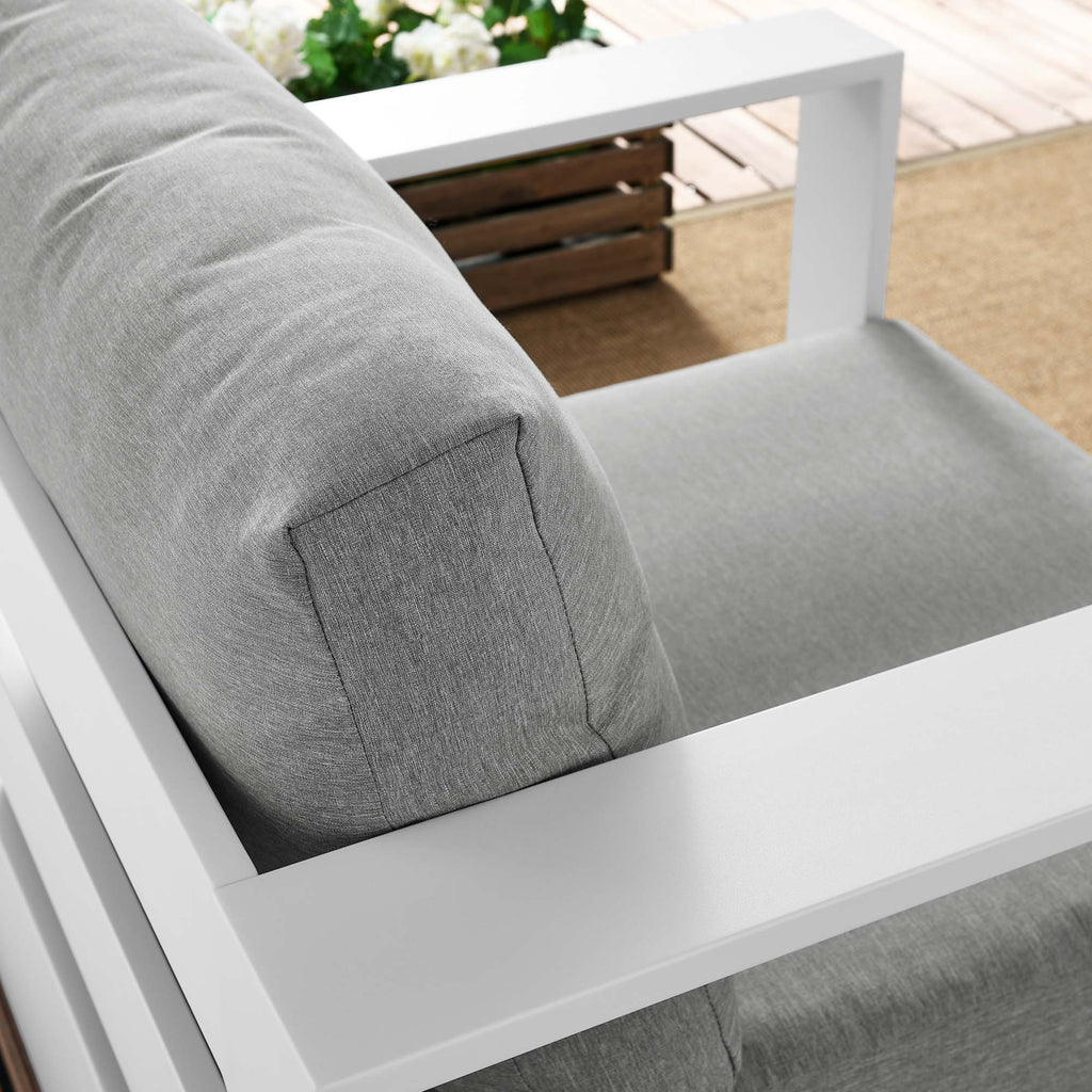 Tulsa Outdoor Powder Coated Aluminum Armchair
