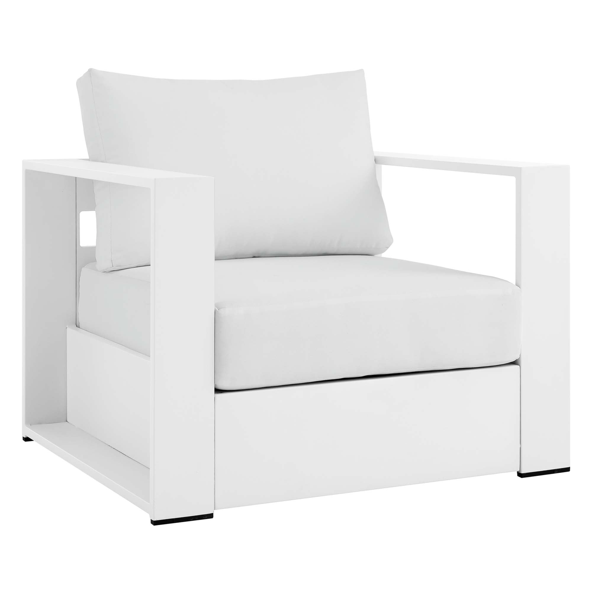 Tulsa Outdoor Powder Coated Aluminum Armchair