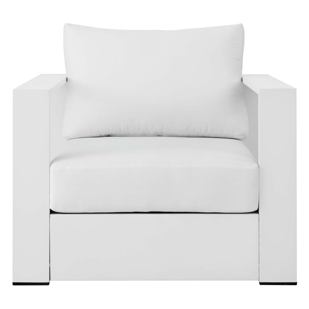 Tulsa Outdoor Powder Coated Aluminum Armchair