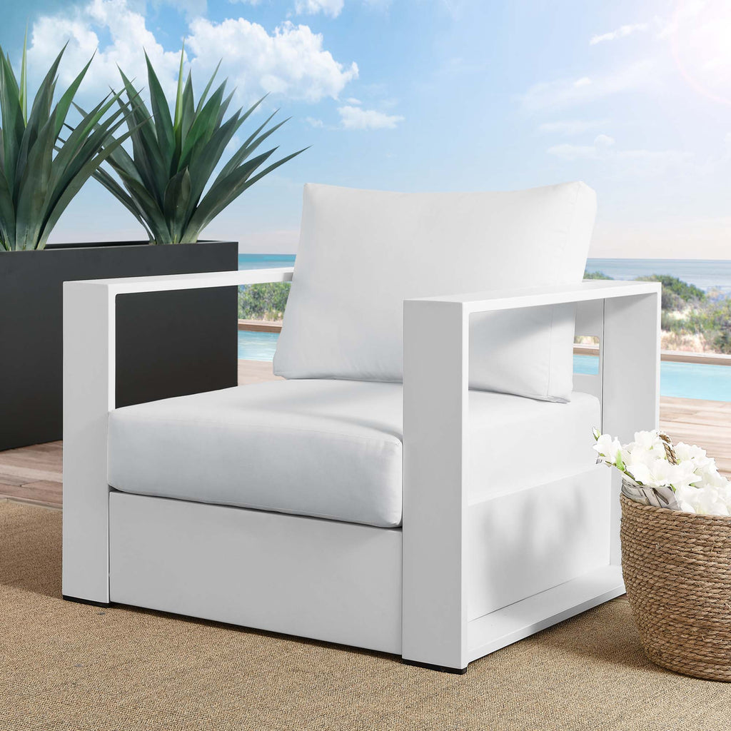 Tulsa Outdoor Powder Coated Aluminum Armchair