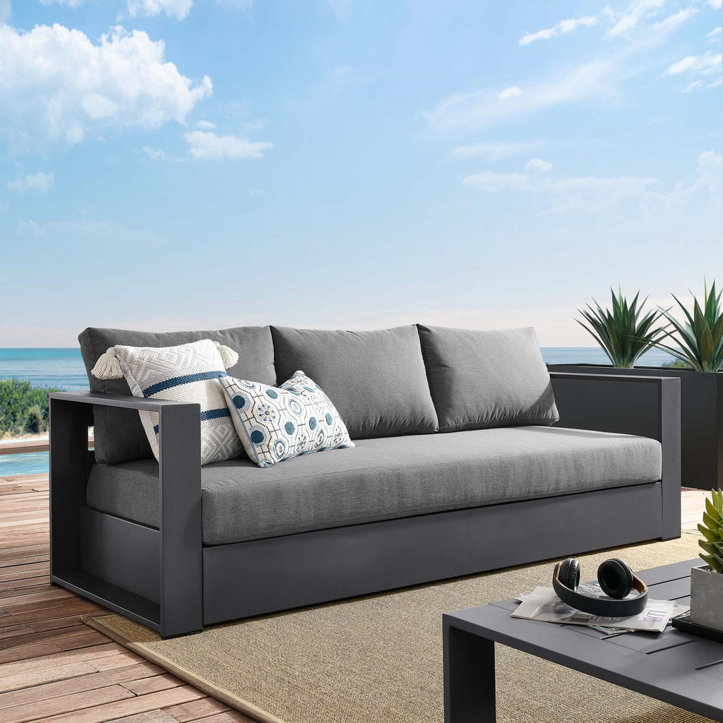 Tulsa Powder Coated Aluminum Sofa