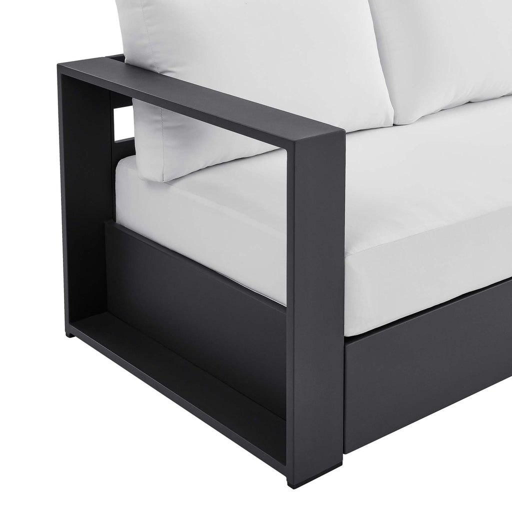 Tulsa Powder Coated Aluminum Sofa