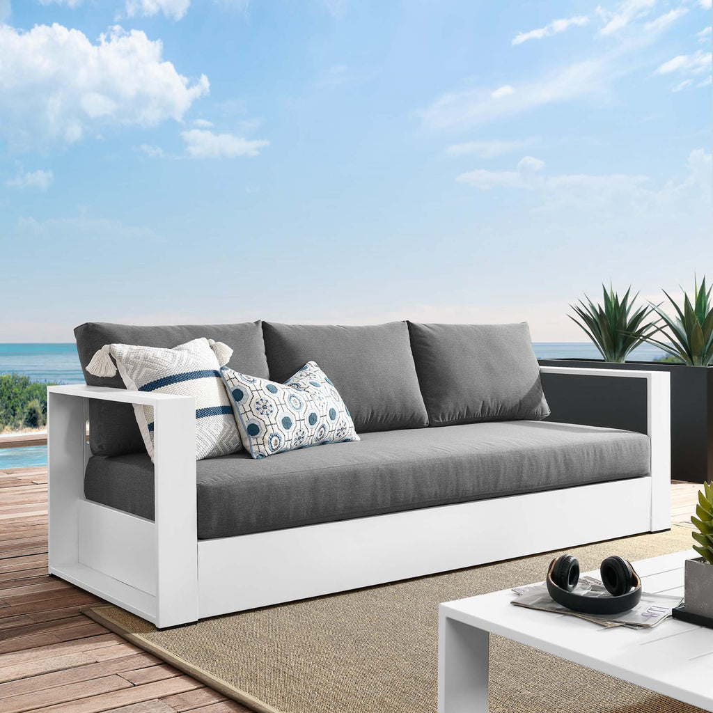 Tulsa Powder Coated Aluminum Sofa