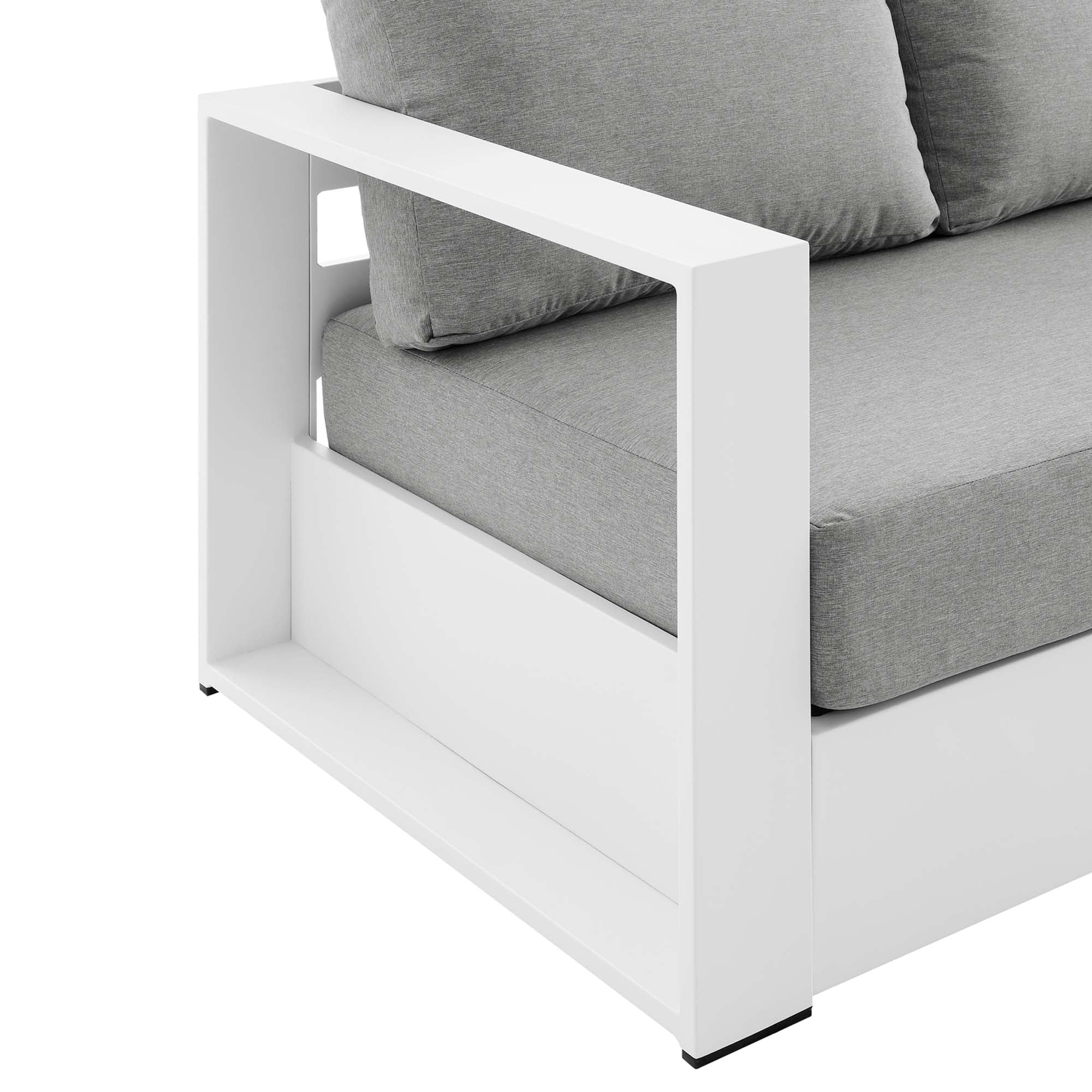 Tulsa Powder Coated Aluminum Sofa