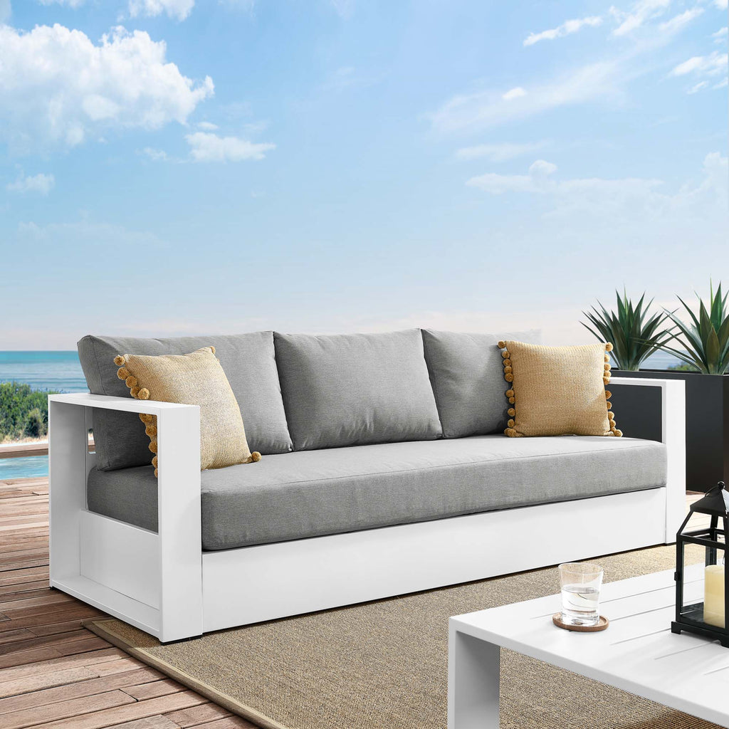 Tulsa Powder Coated Aluminum Sofa