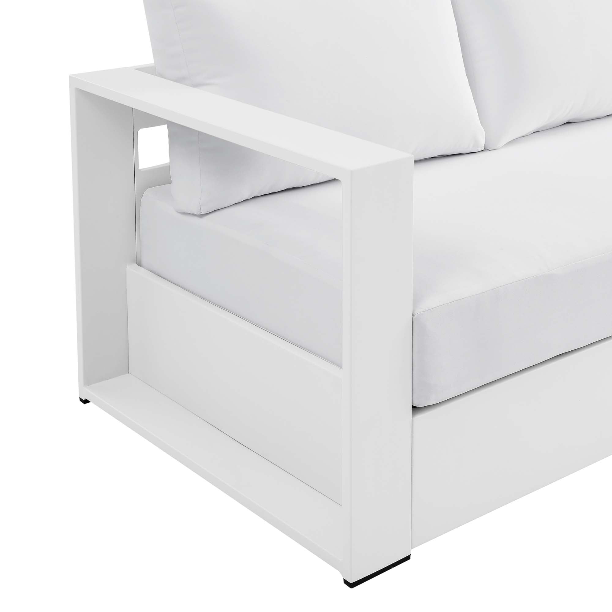Tulsa Powder Coated Aluminum Sofa