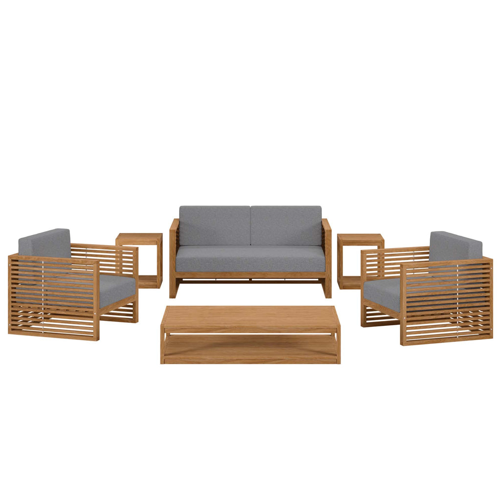 Barkley 6 Piece Teak Outdoor Set