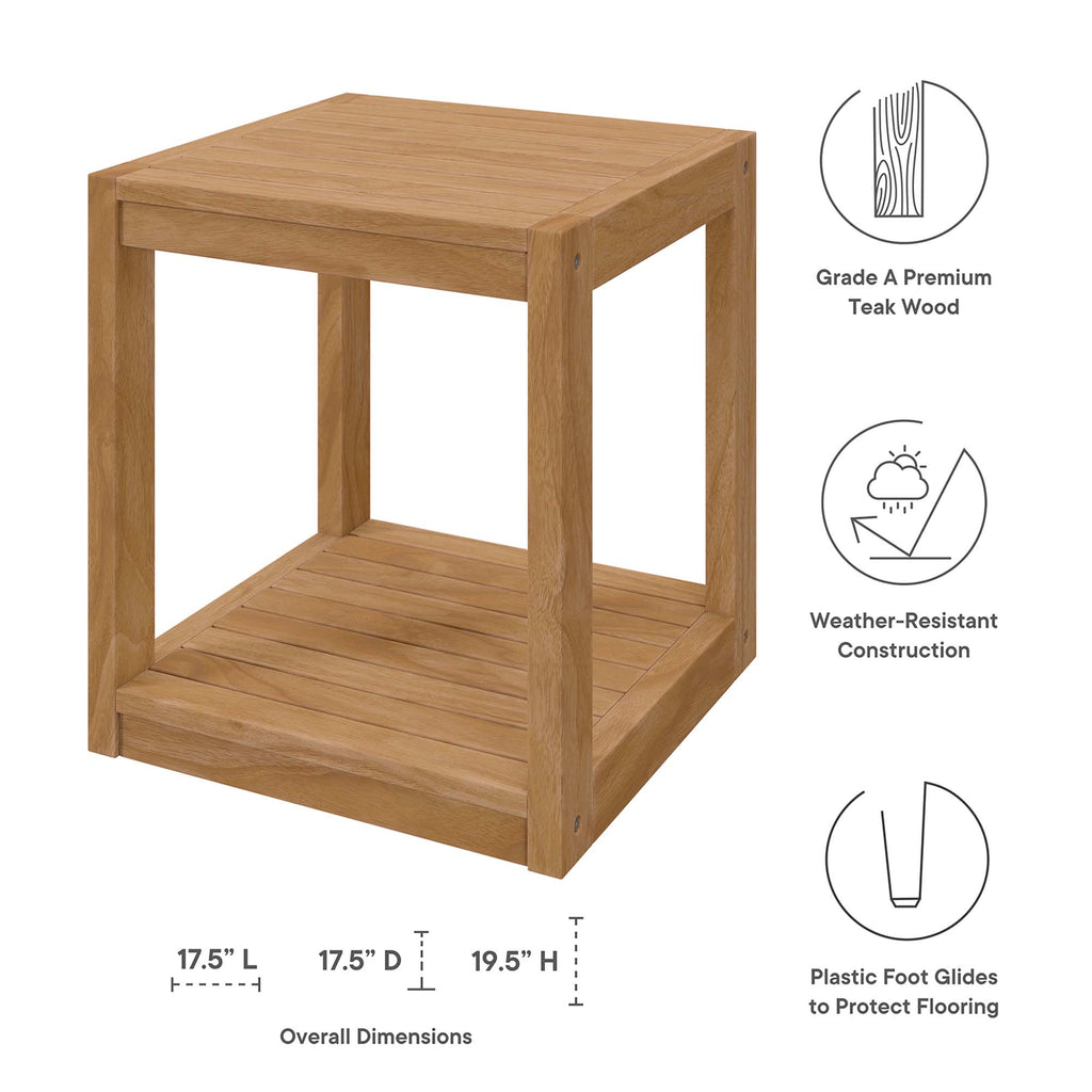 Barkley 6 Piece Teak Outdoor Set