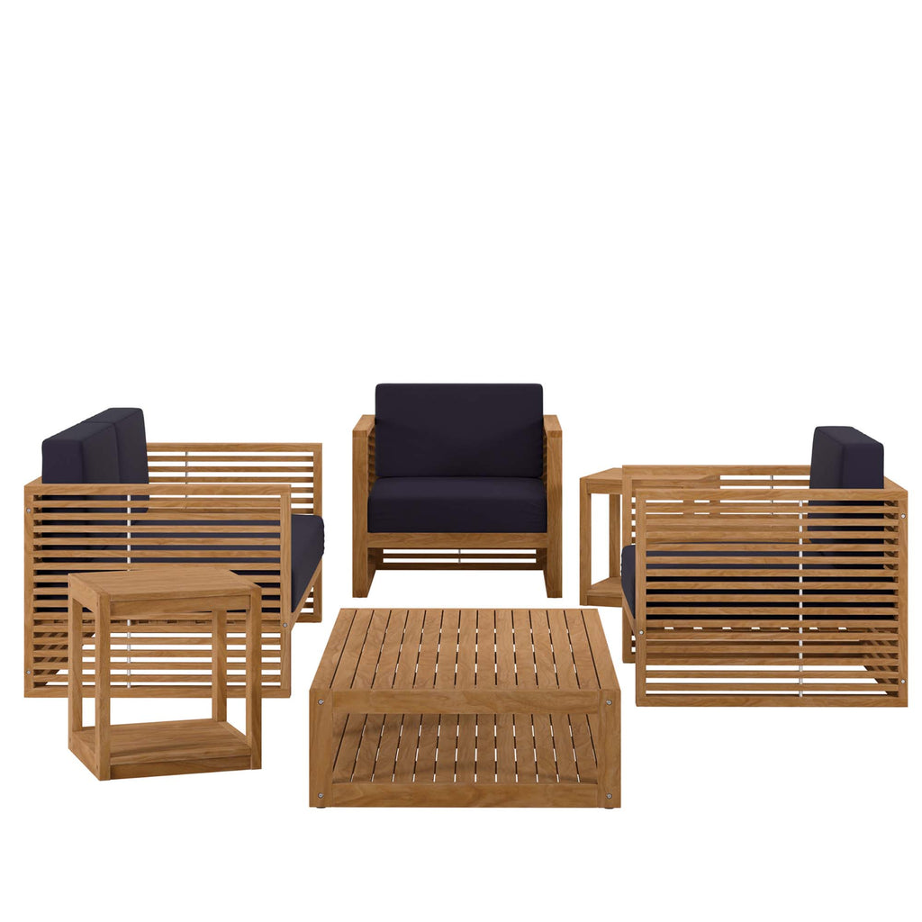 Barkley 6 Piece Teak Outdoor Set