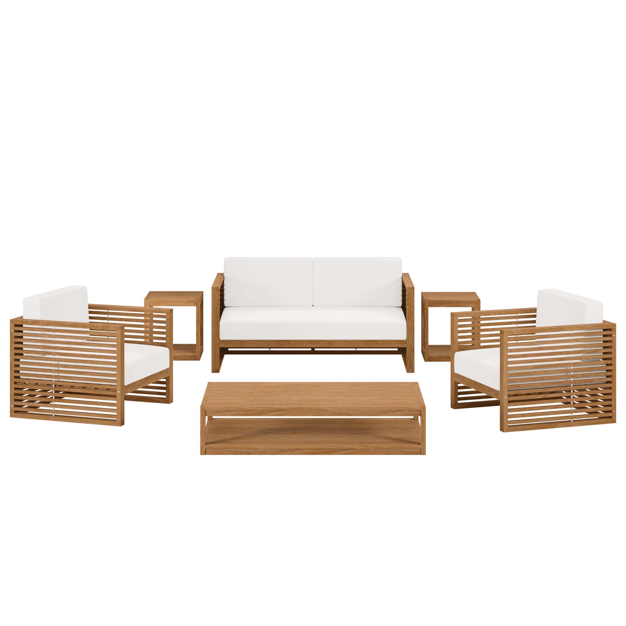 Barkley 6 Piece Teak Outdoor Set