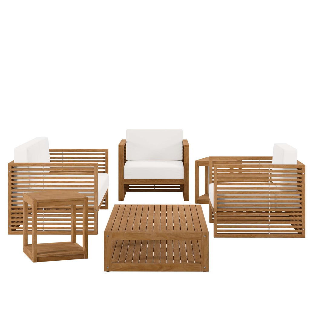 Barkley 6 Piece Teak Outdoor Set