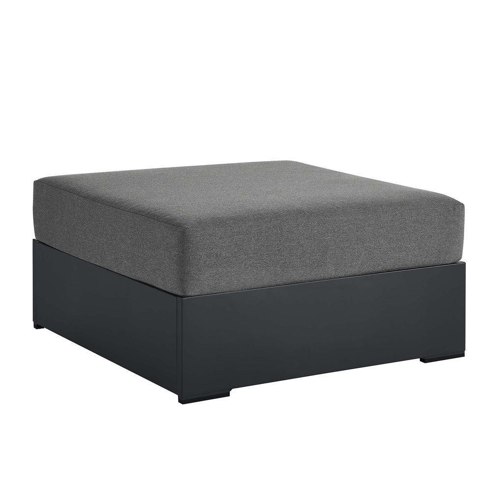 Tulsa Outdoor Powder Coated Aluminum Ottoman