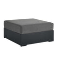 Tulsa Outdoor Powder Coated Aluminum Ottoman