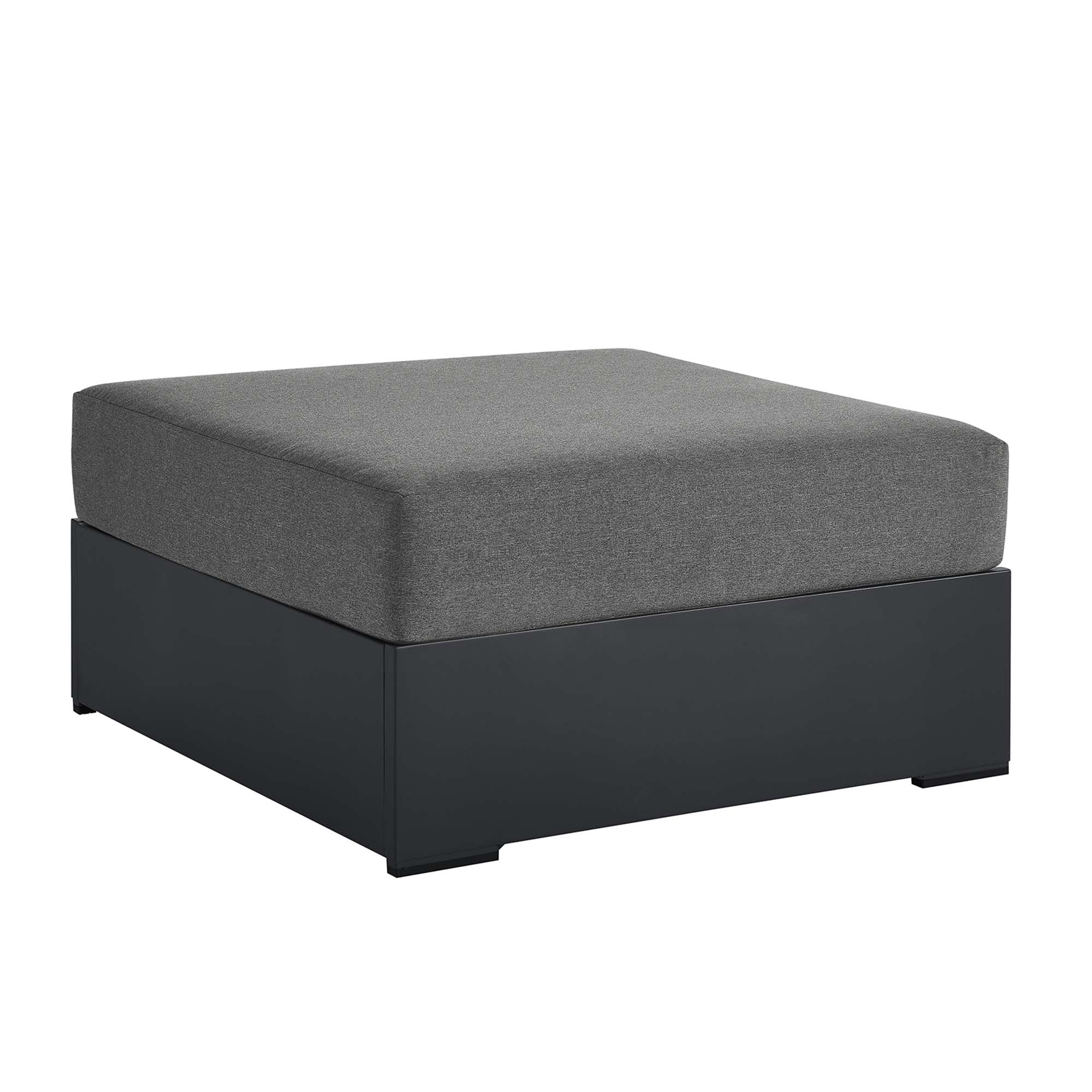 Tulsa Outdoor Powder Coated Aluminum Ottoman