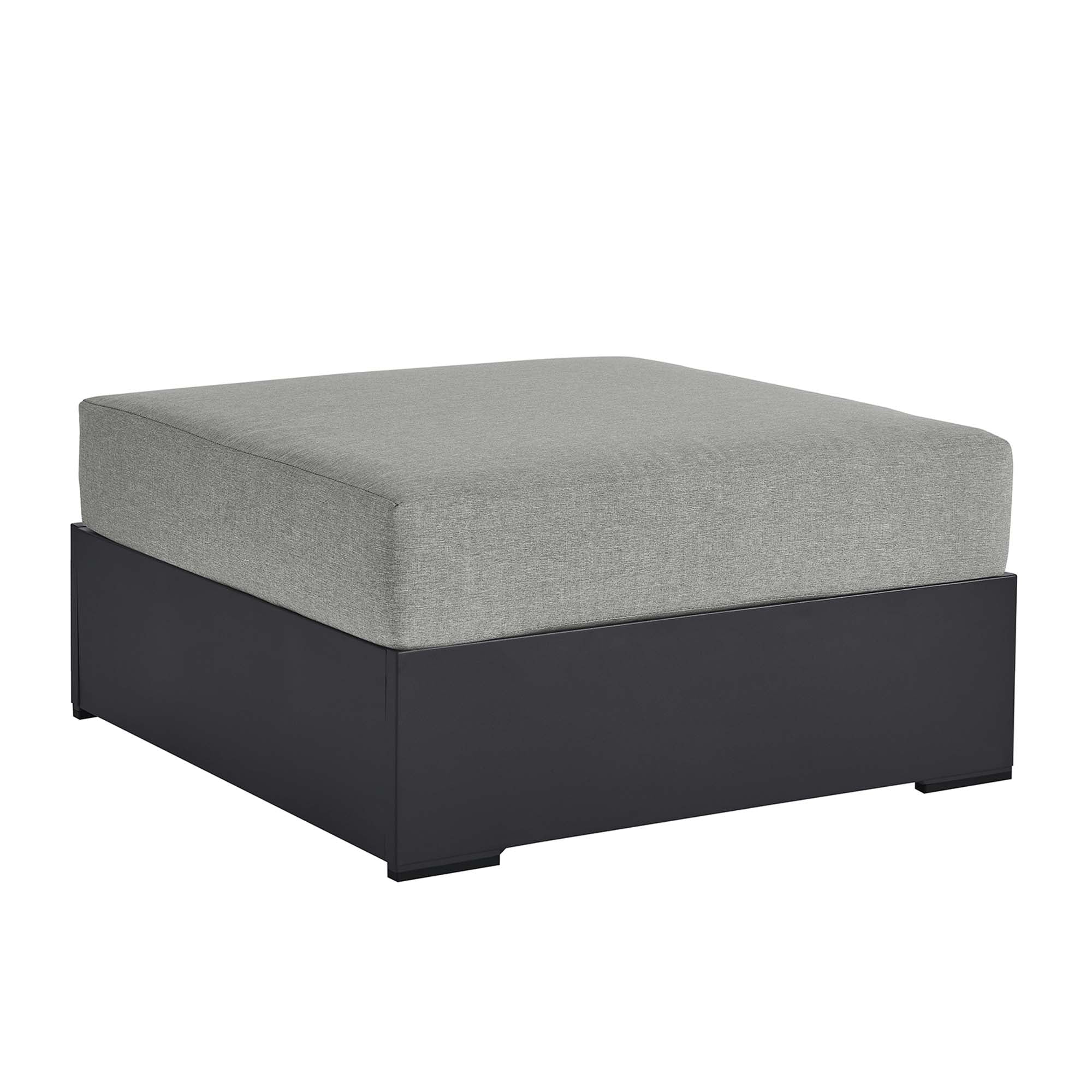 Tulsa Outdoor Powder Coated Aluminum Ottoman