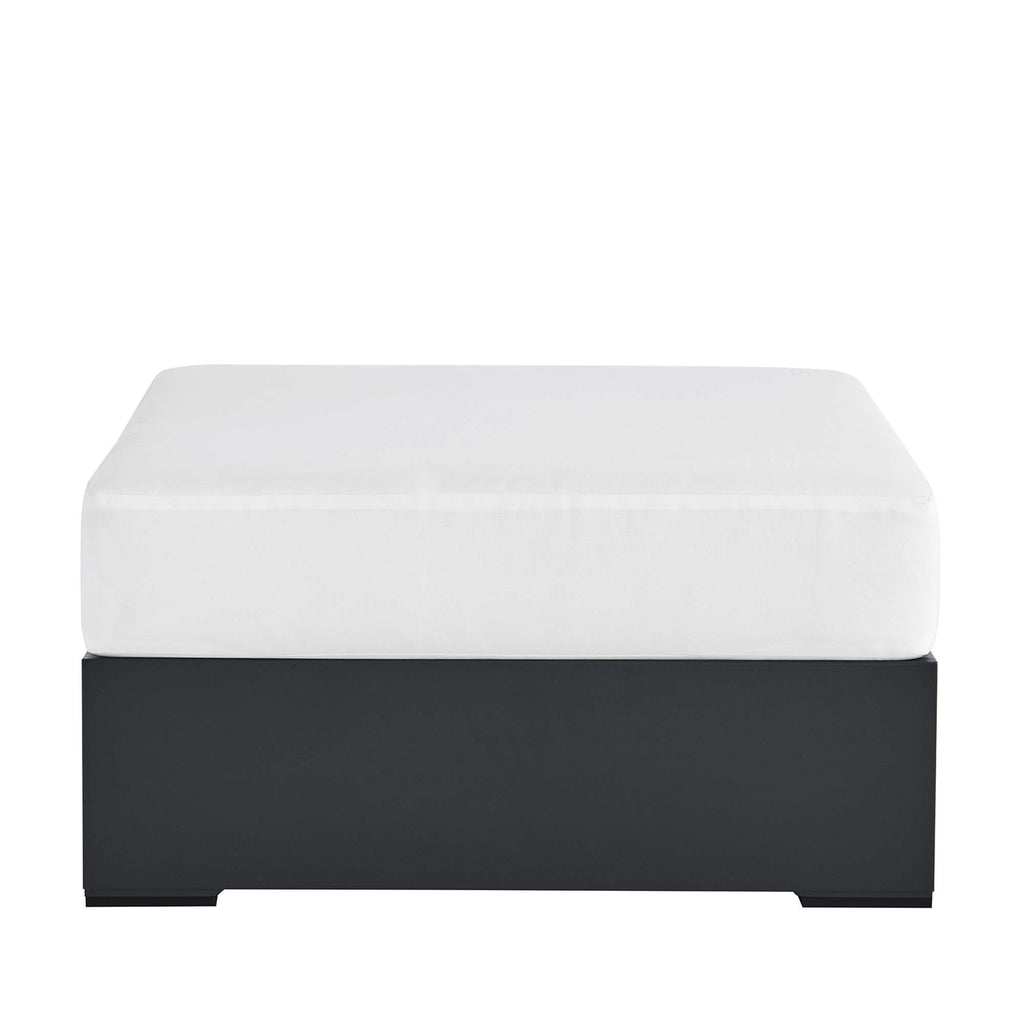 Tulsa Outdoor Powder Coated Aluminum Ottoman
