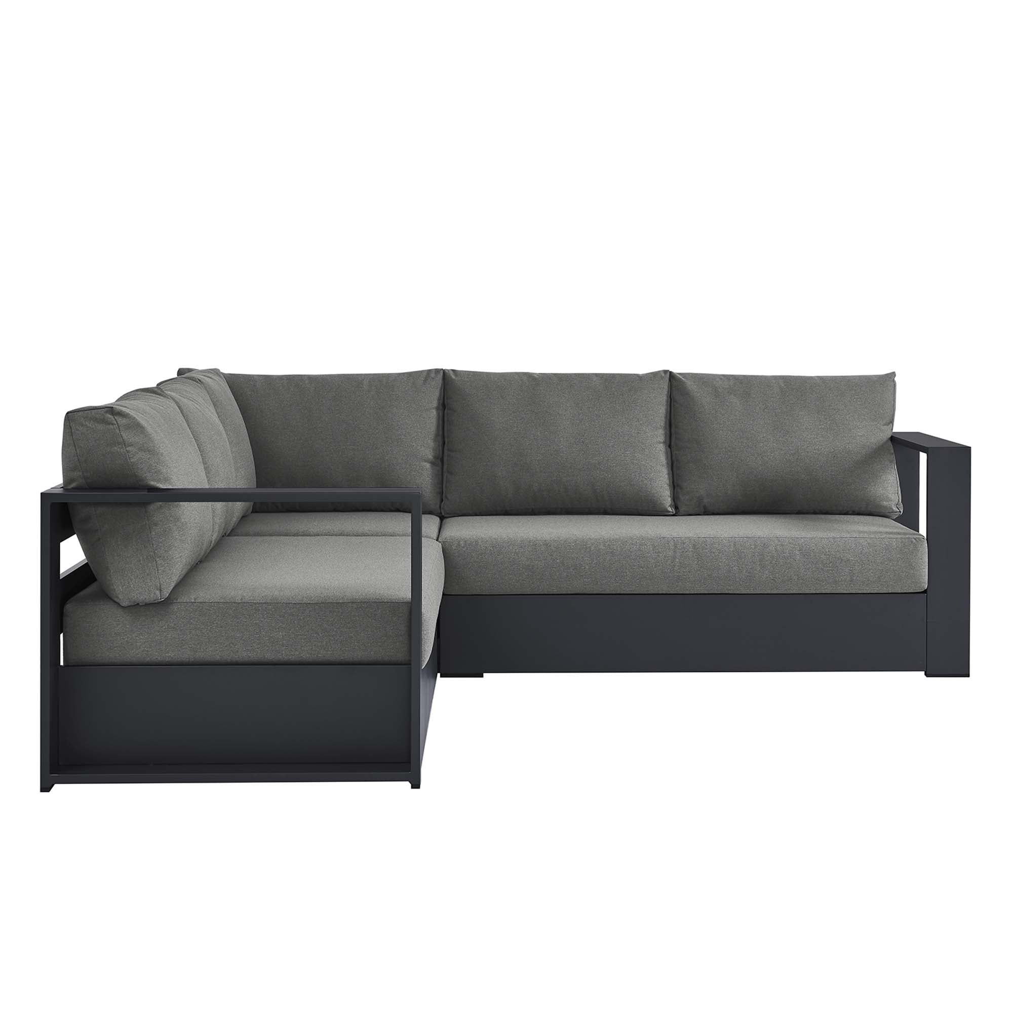Tulsa 3 Piece Powder Coated Sectional Sofa